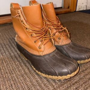 L.L. Bean Women's Brown and Tan Winter Boots